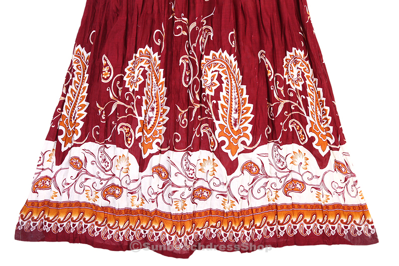 Bohemian-Fashion-Sun-Dress-Boho-Sleeveless-Smocked