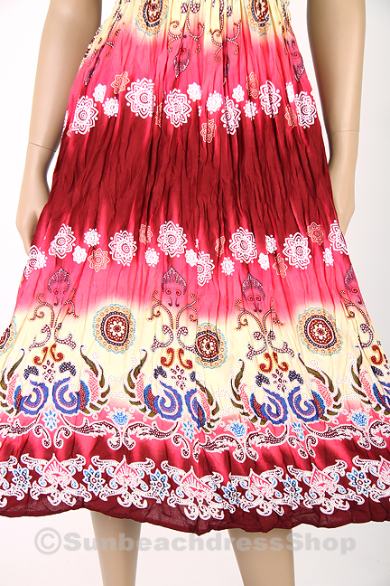 Fashion-Style-Halter-Sundress-Skirt-Boho