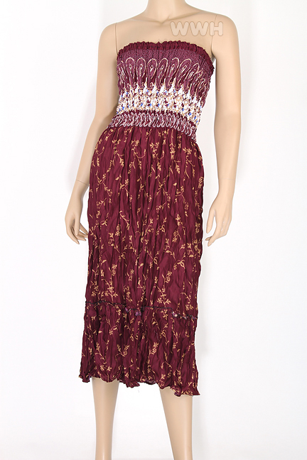 Fashion-Style-Sleeveless-Sundress-Skirt-Boho