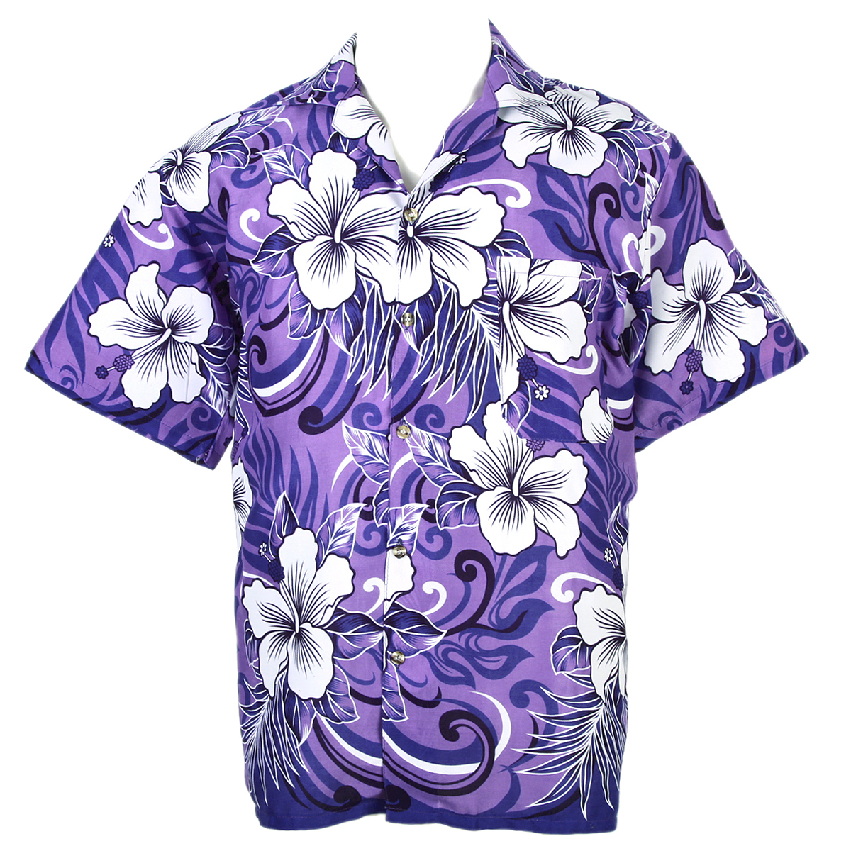 purple hawaiian shirt womens