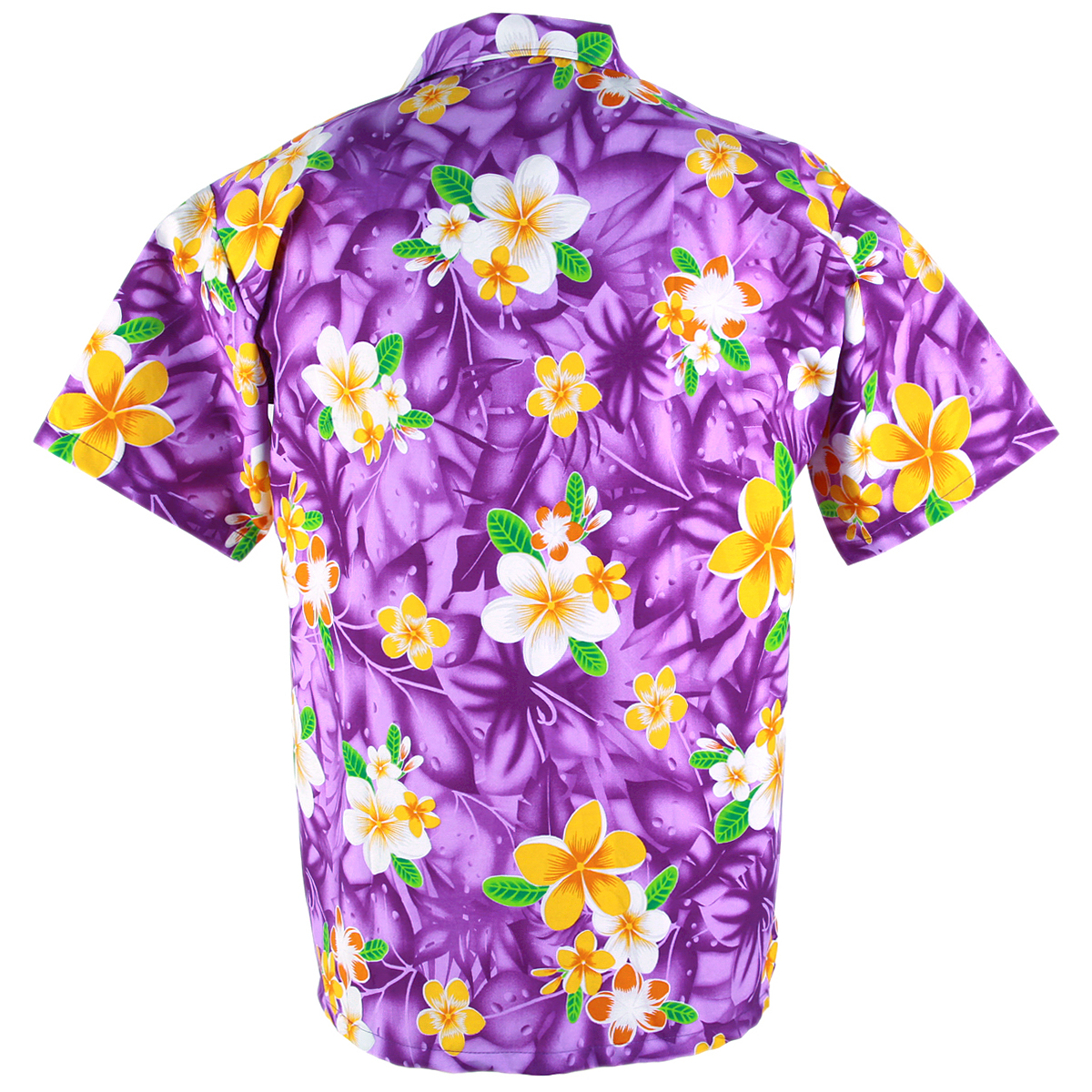 Hawaiian Shirt Aloha Cotton Plumeria Frangipani Beach Holiday Purple Xxl Hg906v 8853119058705 Ebay