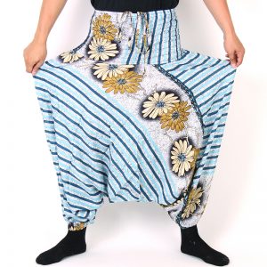 Charm Floral Genie Aladdin Harem Pants Trousers Hippy Hippie Boho XS-XL al041t-0