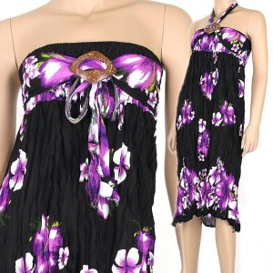 Big Floral Boho Ladies Summer Sun Dress & Skirt Beach XS S M L md012dv-0