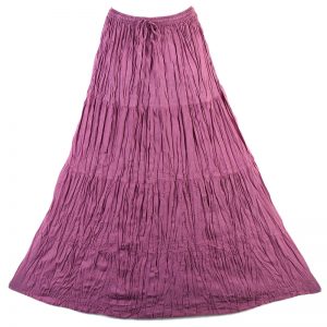 Bohemian Tier Long Cotton Skirt Boho Hippy Hippie Gypsy Pink XS-XL sk167p-0