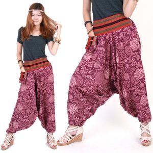 Tribal Hmong Genie Harem Gypsy Hippy Casual Trousers Pants Aladdin hp15-0