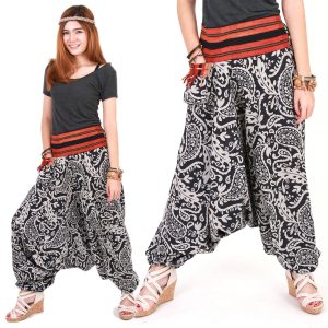 Gypsy Hippy Casual Trousers Pants Aladdin Tribal Hmong Genie Harem hp20d-0