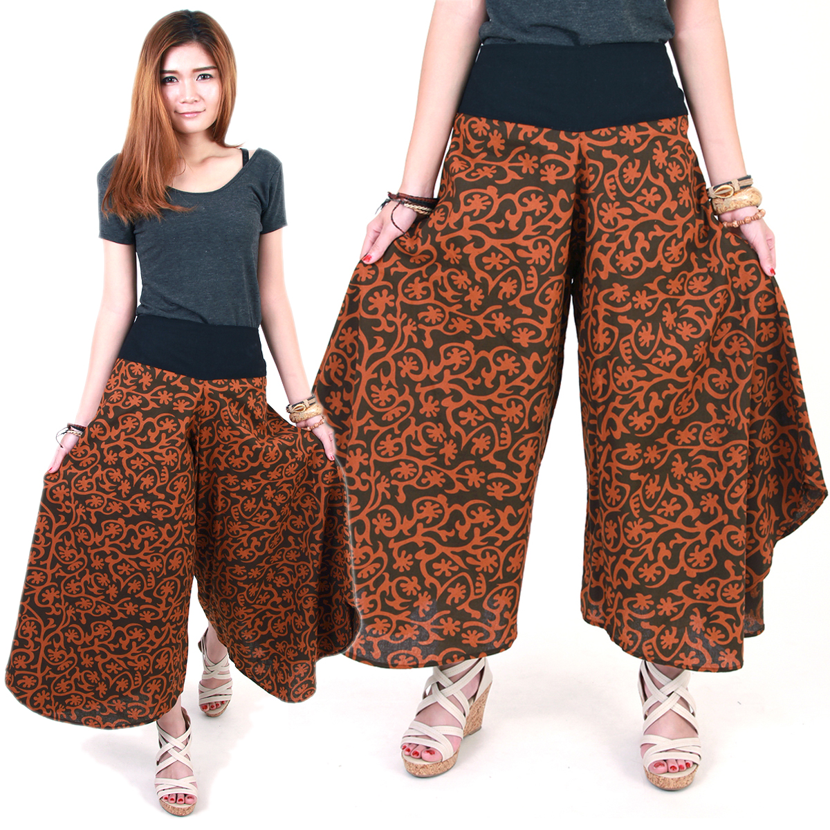 Stylish Hmong Genie Harem Gypsy Hippy Trousers Pants Woman hp27 ...
