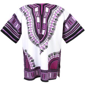 African Dashiki Mexican Poncho Hippie Tribal Ethic Boho Shirt White ad12wv1-7562