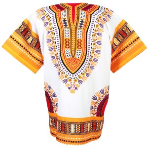 African Dashiki Mexican Poncho Hippie Tribal Ethic Boho Shirt White ad12wo1-4113