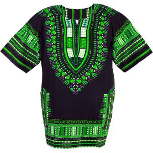African Dashiki Mexican Poncho Hippie Tribal Ethic Boho Shirt Black ad14t-0