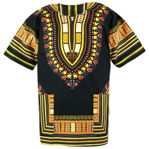 African Dashiki Mexican Poncho Hippie Tribal Ethic Boho Shirt Black ad14y-0