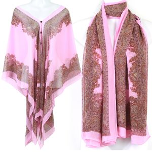 Charm Kaftan Caftan Tunic Dress Wing Blouses Scarf Beach Cover Up Pink ts32p2-0