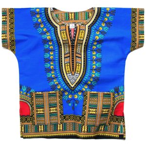 African Kids Boys Children Dashiki Mexican Poncho Top Red Yellow one size 